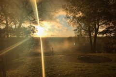 Sunset off the patio