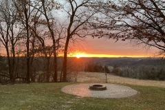 The fire-pit is a great place to relax