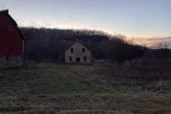 Old stone flour mill, on the property Derrick grew up on