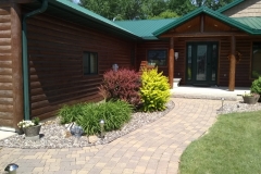 The front walk
